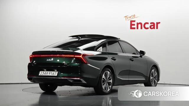 Kia K8 Hybrid 2022 Темно-зеленый из Кореи