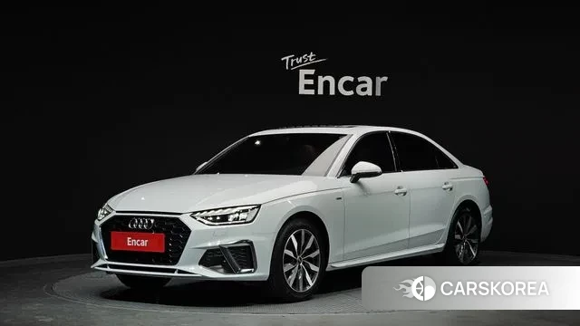 Audi A4 (B9) 2023 Белый из Кореи
