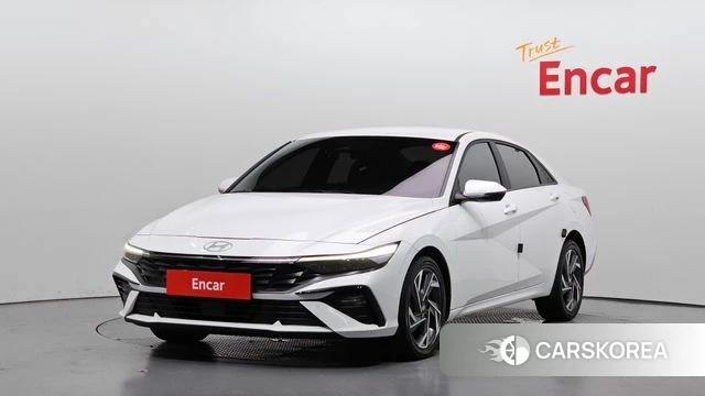 Hyundai The New Avante (CN7) 2023 Белый из Кореи