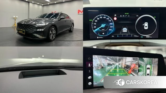 Kia K8 Hybrid 2022 Серый из Кореи