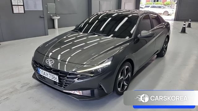 Hyundai Avante (CN7) 2020 Серый из Кореи