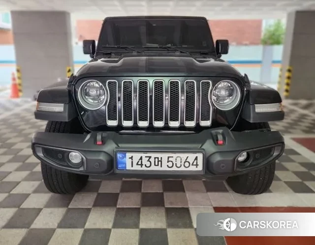 Jeep Wrangler (JL) 2023 Черный из Кореи