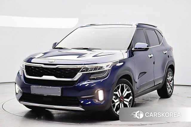 Kia Seltos 2021 Синий из Кореи