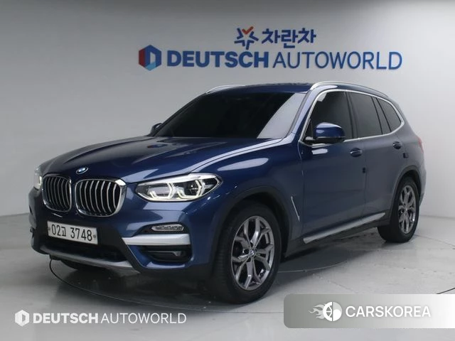 BMW X3 (G01) 2018 Синий из Кореи