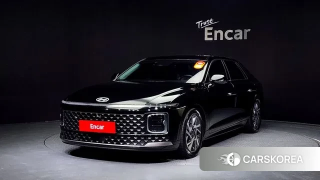 Hyundai Grandeur Hybrid (GN7) 2023 Черный из Кореи