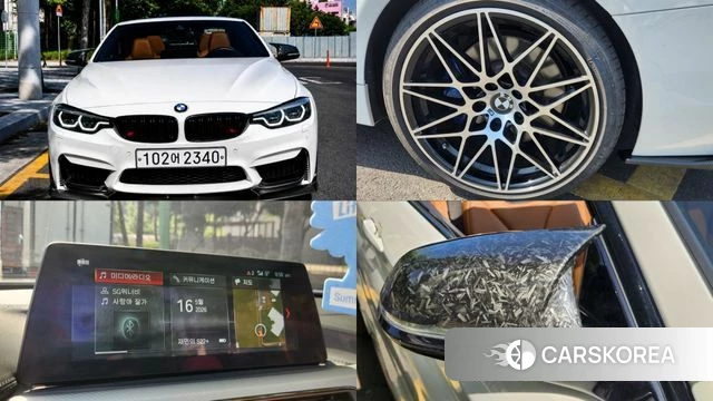 BMW 4 Series (F32) 2018 Белый из Кореи