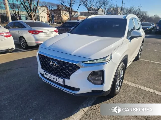 Hyundai Santa Fe TM 2019 Белый из Кореи