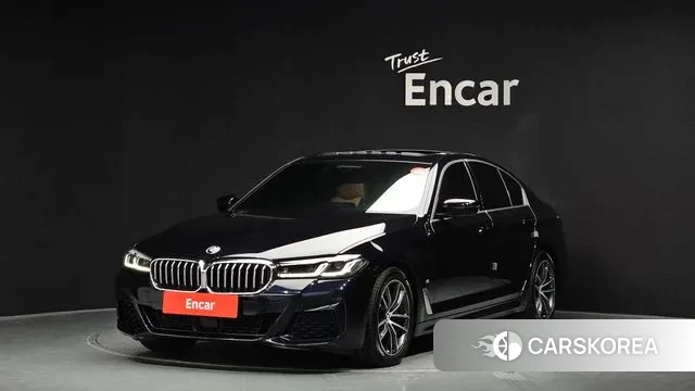 BMW 5 Series (G30) 2021 Черный из Кореи