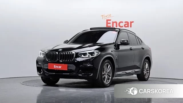 BMW X4 (G02) 2021 Черный из Кореи