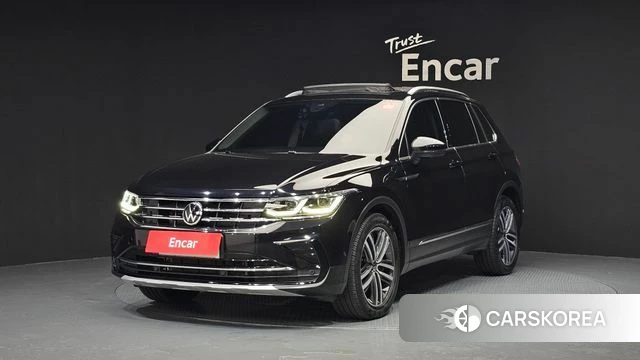 Volkswagen Tiguan second Generation 2021 Черный из Кореи