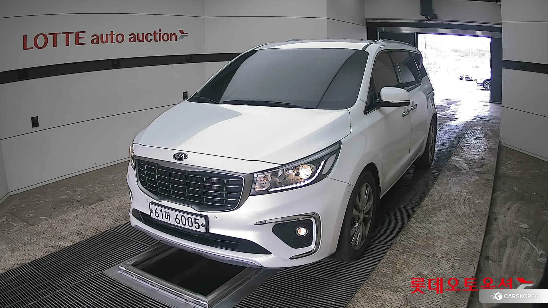 Kia Carnival 2019 Белый из Кореи