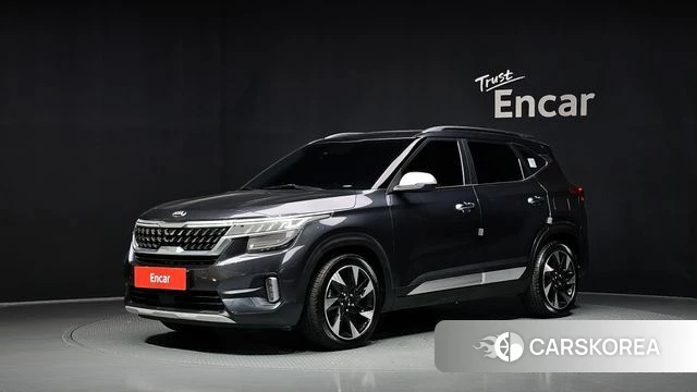 Kia Seltos 2021 Серый из Кореи