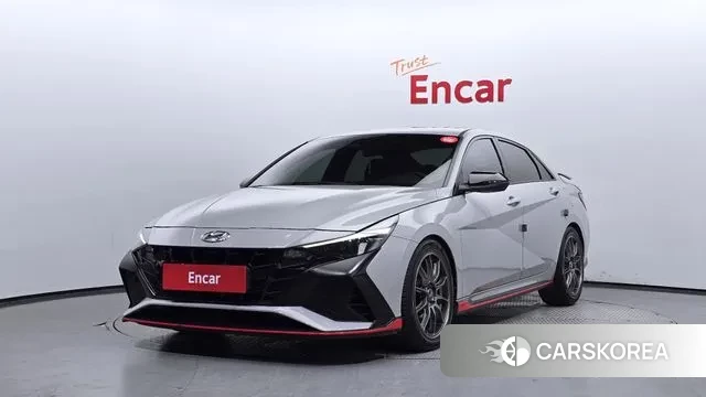 Hyundai Avante (CN7) 2022 Серебристо-серый из Кореи