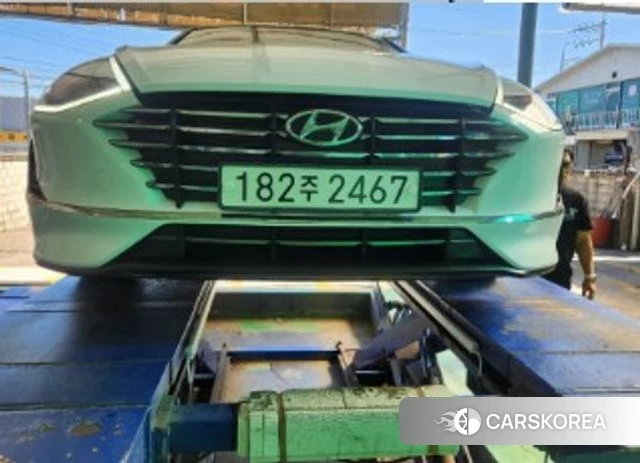 Hyundai Sonata (DN8) 2022 Белый из Кореи