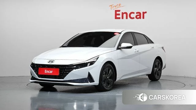 Hyundai Avante (CN7) 2020 Белый из Кореи