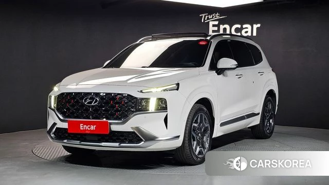 Hyundai The New Santa Fe 2021 Белый из Кореи