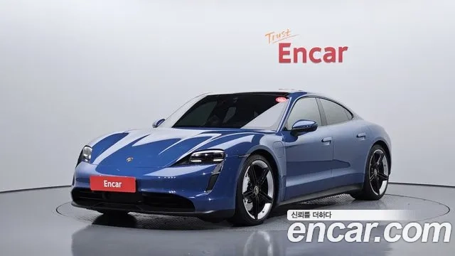 Porsche Taycan 2021 Синий из Кореи