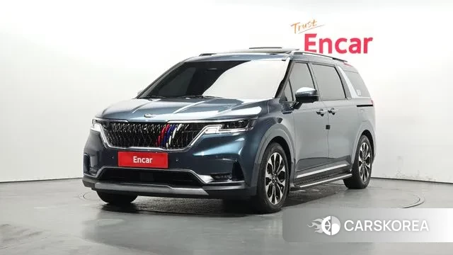 Kia Carnival 4th generation 2021 Небесно-голубой из Кореи