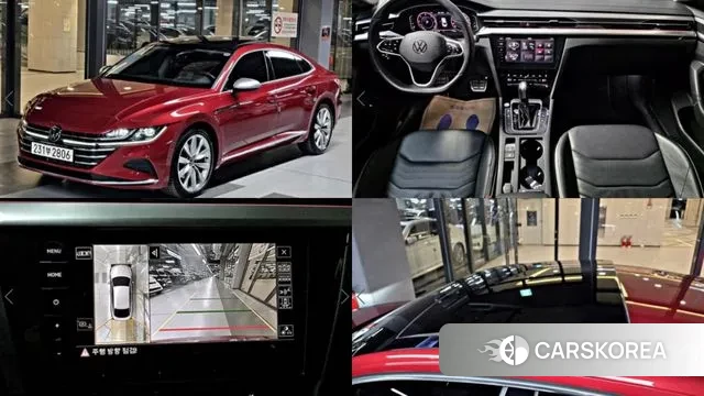 Volkswagen Arteon 2023 Красный из Кореи