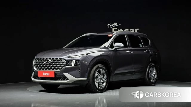 Hyundai The New Santa Fe 2022 Серый из Кореи