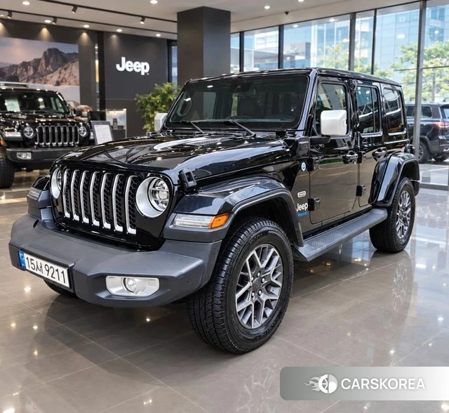 Jeep Wrangler (JL) 2021 Черный из Кореи