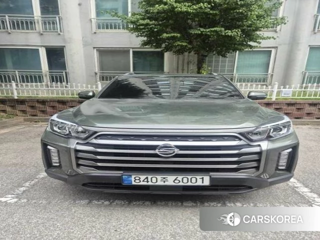 Ssangyong The New Rexton Sport 2022 Светло-зеленый из Кореи