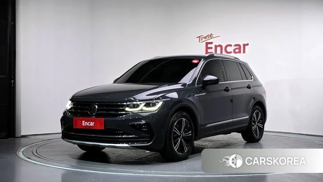 Volkswagen Tiguan second Generation 2021 Серый из Кореи