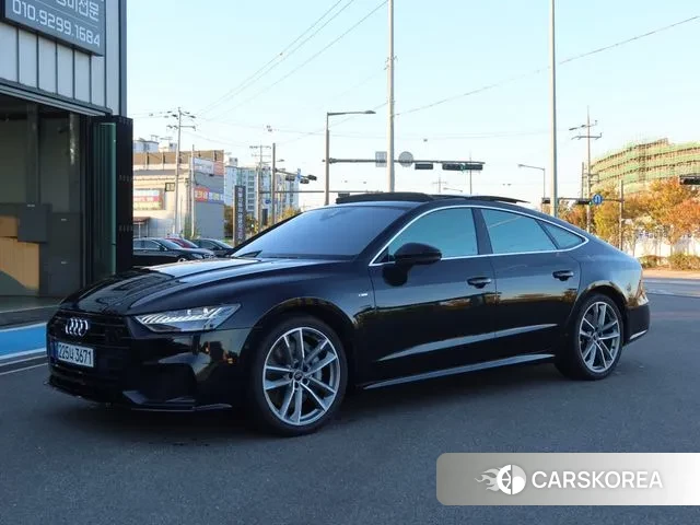 Audi A7 (4K) 2020 Черный из Кореи