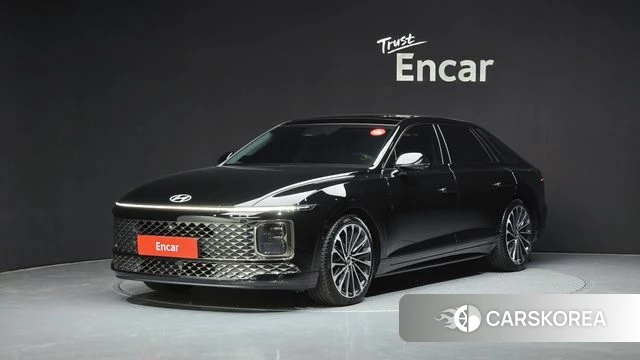 Hyundai Grandeur Hybrid (GN7) 2024 Черный из Кореи