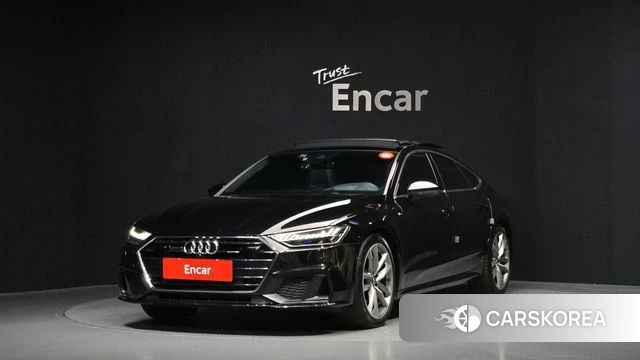 Audi A7 (4K) 2021 Черный из Кореи