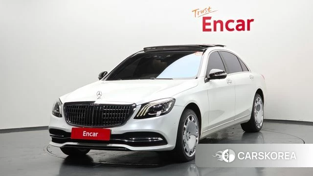 Mercedes-Benz S-Class W222 2018 Белый из Кореи