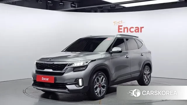 Kia Seltos 2019 Серебристо-серый из Кореи