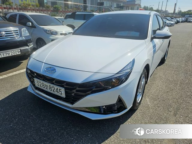 Hyundai Avante (CN7) 2021 Белый из Кореи