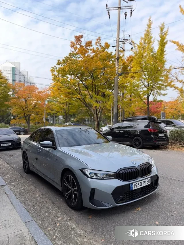 BMW 3 Series (G20) 2023 Светло-серебряный цвет из Кореи