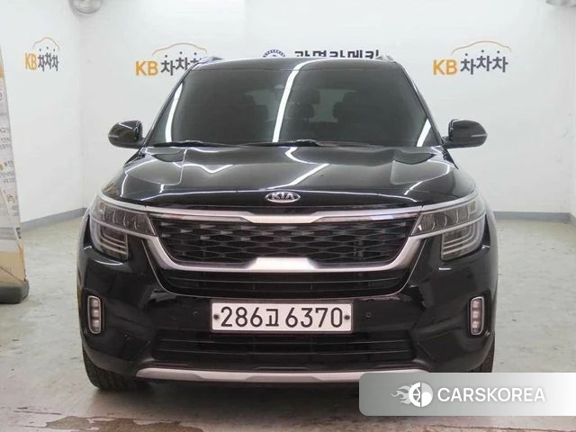 Kia Seltos 2019 Черный из Кореи