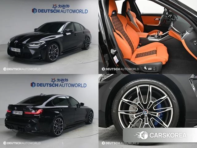 BMW M3 (G80) 2022 Черный из Кореи