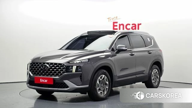 Hyundai The New Santa Fe 2022 Серый из Кореи