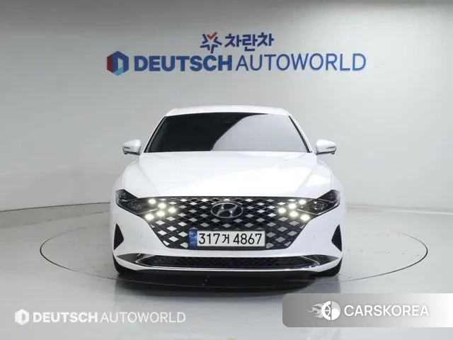 Hyundai The New Grandeur IG Hybrid 2020 Белый из Кореи
