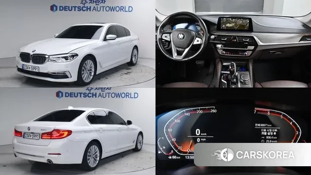 BMW 5 Series (G30) 2020 Белый из Кореи