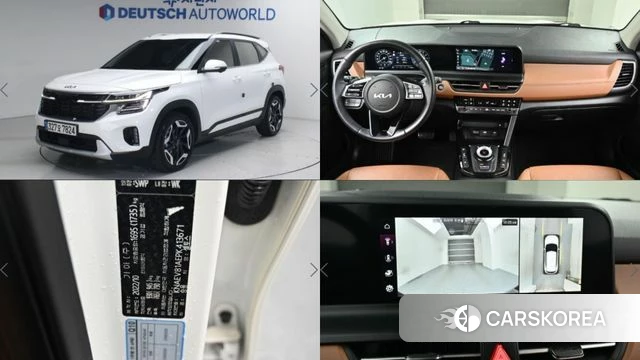 Kia The New Seltos 2022 Белый из Кореи