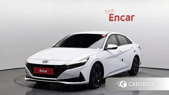 Hyundai Avante (CN7) 2021 Белый из Кореи
