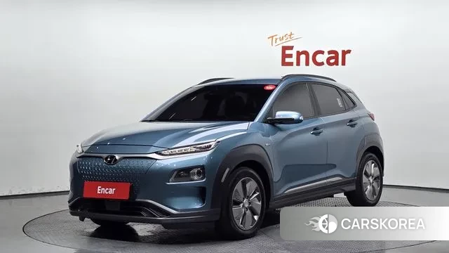 Hyundai Kona Electric 2019 Небесно-голубой из Кореи