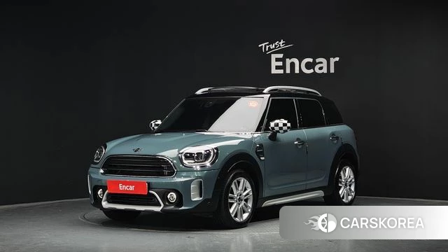 Mini Cooper Countryman 2023 Небесно-голубой из Кореи