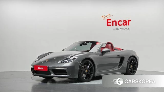 Porsche 718 Boxster 2019 Серый из Кореи