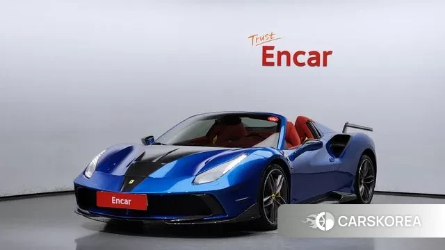 Ferrari 488 Spider 2018 Синий из Кореи