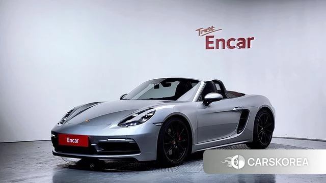 Porsche 718 Boxster 2021 Серый из Кореи