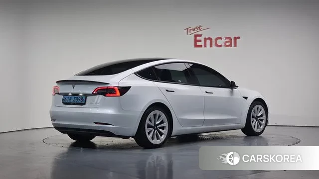 Tesla Model 3 2021 Белый из Кореи