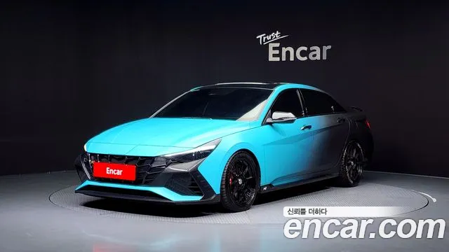 Hyundai Avante (CN7) 2022 Черный из Кореи