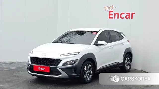 Hyundai The New Kona Hybrid 2021 Белый из Кореи