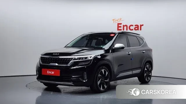 Kia Seltos 2021 Черный из Кореи